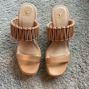 Tan wedges